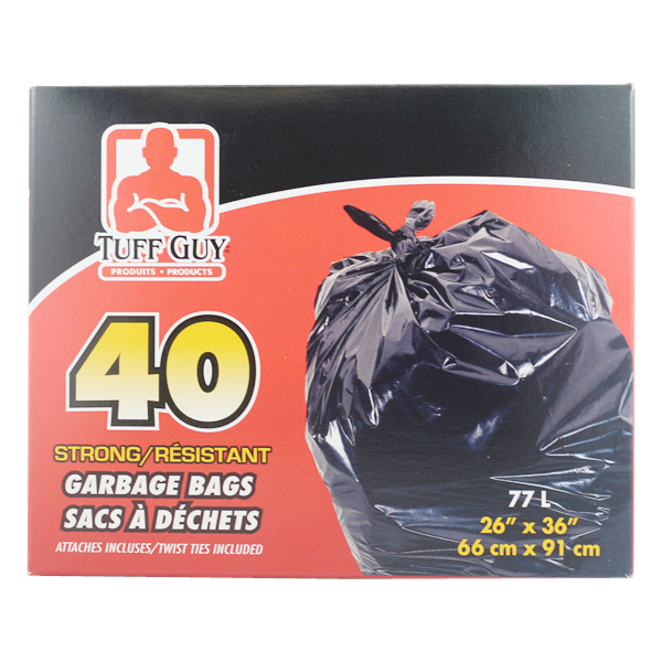TUFF GUY STRONG GARBAGE BAGS